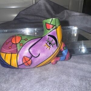 Muzeum Colorful Abstract Ceramic Vase Magnet‎